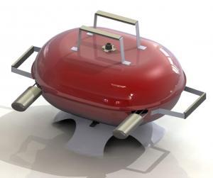 Petit barbecue (rendu 3D)