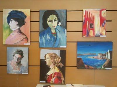 tableaux présentés à l'expo