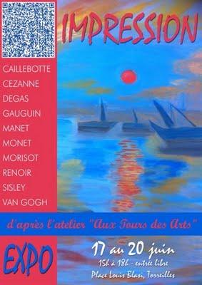 tableaux présentés à l'expo