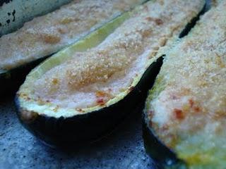 Courgettes farcies au jambon blanc
