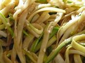 Spaghettis courgettes salade