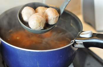 Recette de soupe de nouilles aux boulettes de boeuf