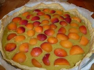 Tarte abricot/pistache