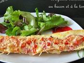 Baguette croustillante bacon tomate