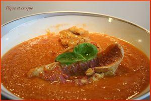 soupe fenouil tomates et poissons