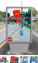 Ambient Billboard by Lego 2