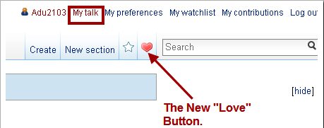 WikiLove: après Like et +1 google, Wikipedia lance le “Love button”