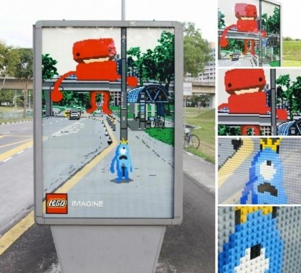 lego1 594x540 Des affiches Lego qui mélangent fiction et réalité