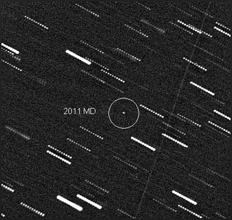 asteroid 2011 MD