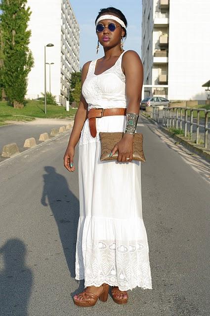 Maxi dress white !
