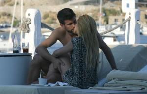 Shakira et Pique en vacances en Grèce