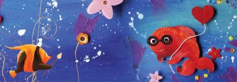 bandeau de Célestin, petit poisson rouge 