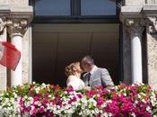 Mariage balcon, bonheur dans maison