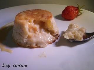 Moelleux pomme & coeur coulant confiture de lait