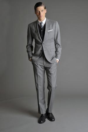 Men Look05 Grey Background La superbe collection Mad Men pour Banana Republic