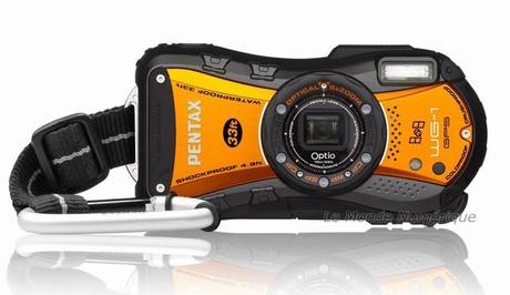 L’appareil photo numérique tout terrain Pentax Optio WG1-GPS vire au orange L’appareil photo numérique tout terrain Pentax Optio WG1-GPS vire au orange