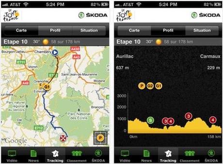 Le tour de France 2011 a son application iPhone !