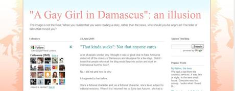 Les  spin doctors du Net : la vraie vie de la Gay Girl in Damascus