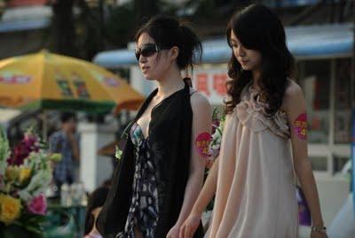 Défilé de mode pour riche en Chine