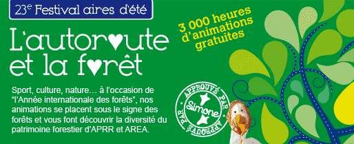 l'autoroute et la foret