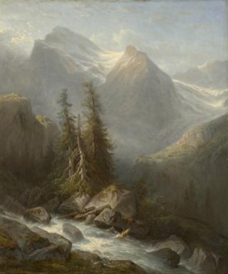 DIDAY François - Paysage de montagnes