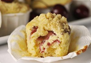 muffin sans gluten aux cerises