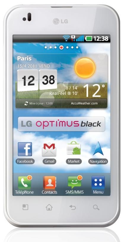 LG Optimus black version White