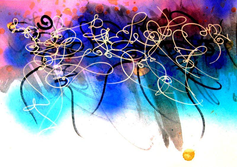 Calligraphie Abstraite par Nuno de Matos / Matox