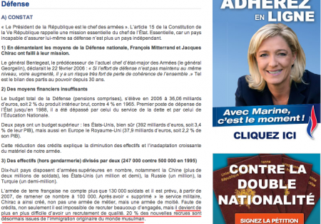 La mauvaise foi (flagrante) de Marine Le Pen