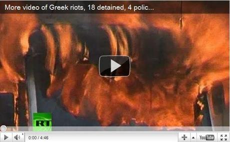 Grèce : des émeutes, un appel à encercler le Parlement et un plan d’austérité adopté