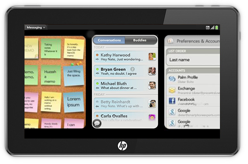hp slate webos HP préparerait il une tablette sous Windows 8 ?