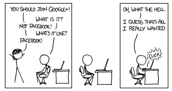 google plus xkcd Google+ : alors, au final, quest ce que cest ?