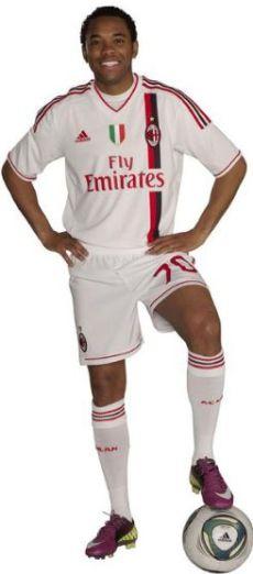 Robinho maillot AC Milan blanc 2011 - 2012