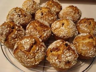 Muffins aux épices, spéculoos et pépites de chocolat