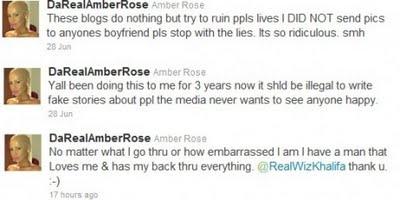 Amber Rose blessée par ses scandaleuses photos