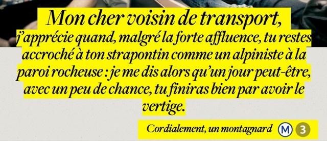 Chervoisindetransport sans gene Chervoisindetransport.fr anecdotes de la RATP