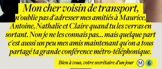 Chervoisindetransport geneurs Chervoisindetransport.fr anecdotes de la RATP