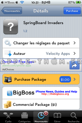 Springboard Invaders : Space Invaders avec vos icones