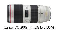 Canon 70-200mm f2.8 IS L USM