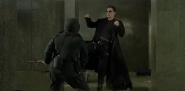 matrix fan Une scène de Matrix à capella