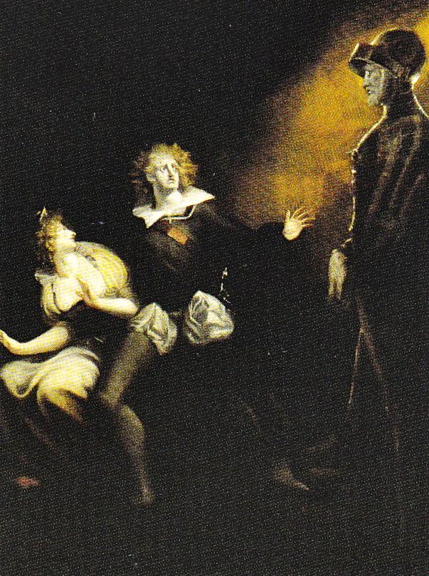 La peinture pense: Hamlet et le fantôme.