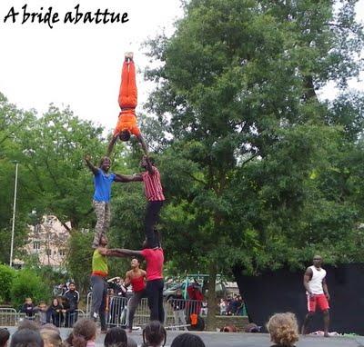 Le Cirque Mandingue danse Foté Foré au Festival Solstice