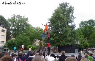 Le Cirque Mandingue danse Foté Foré au Festival Solstice