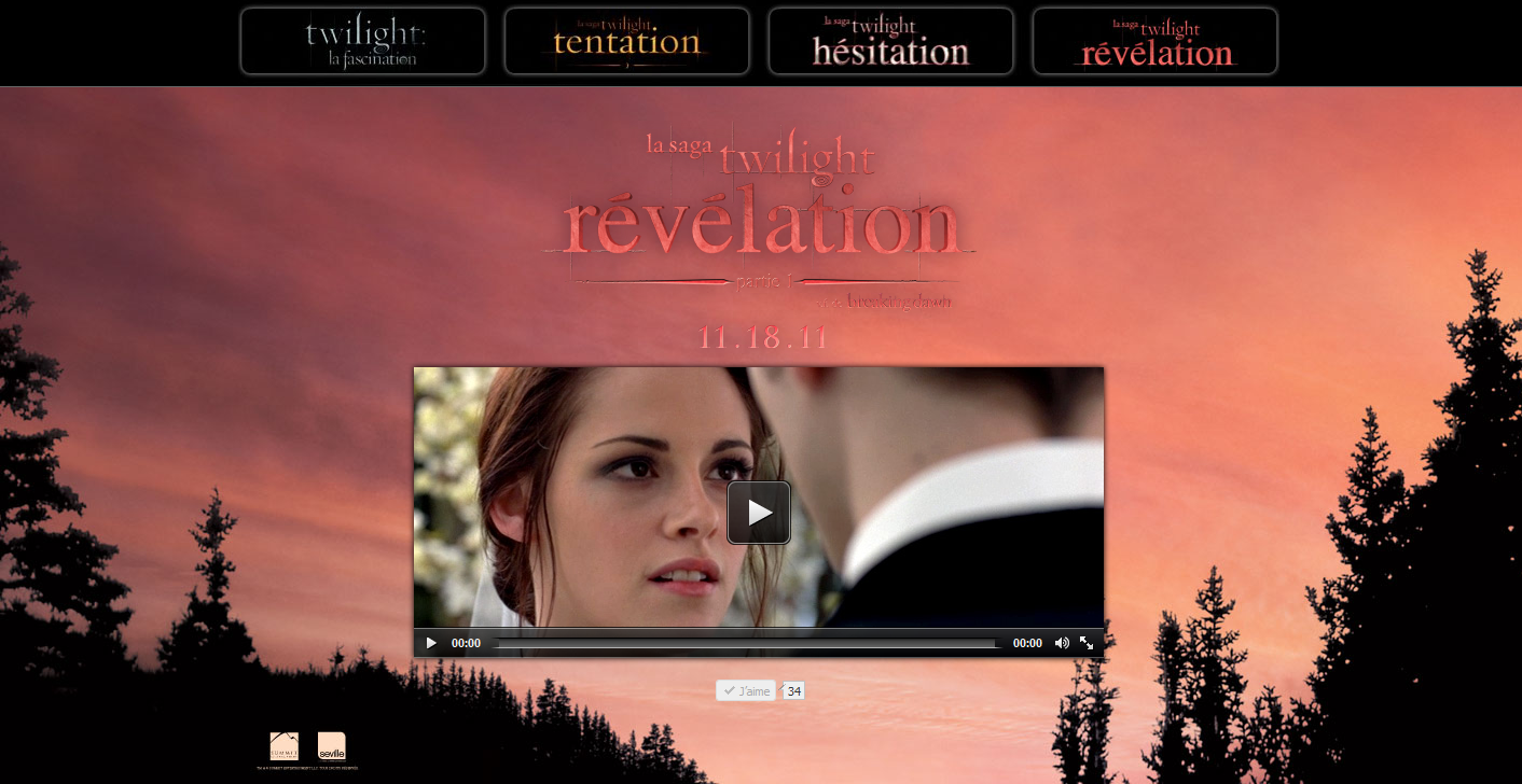 [Breaking Dawn] Le site Québécois est en ligne