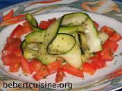 Tagliatelle de courgette en salade