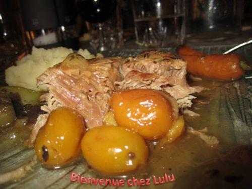 Veau en sucré-salé...