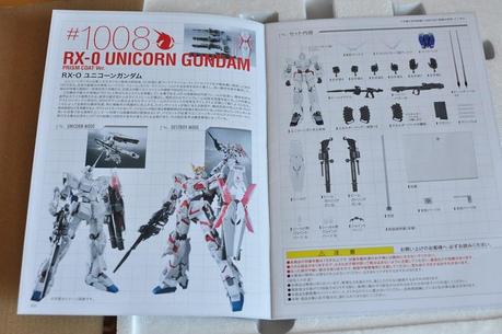 Gundam Unicorn Livret