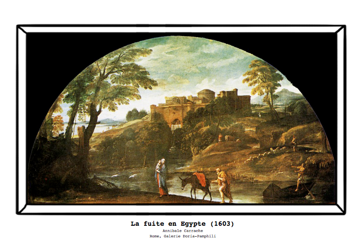 L'oeil pop My museum le Louvre Paulette La fuite en Egypte Annibale Carrache