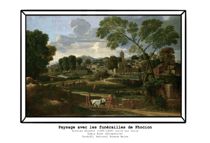 L'oeil pop My museum le Louvre Paulette Paysage avec les funérailles de Phocion Nicolas Poussin