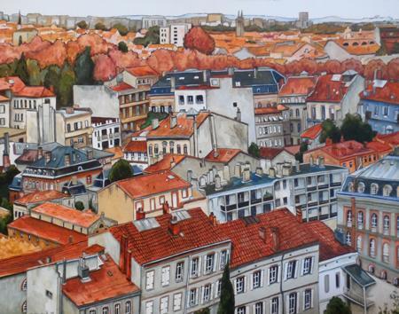 peinture de toulouse aquarelle de toulouse